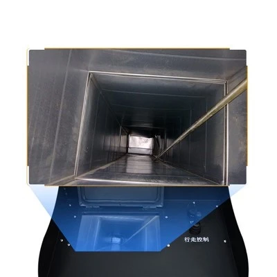 Automated Cleaning Device For Central Air Conditioning Ducts
